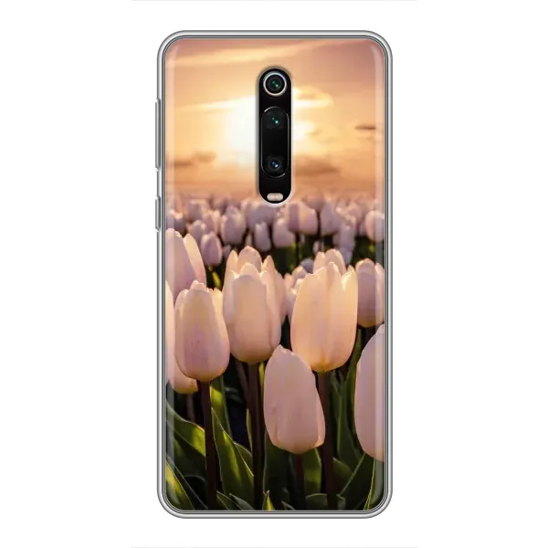 Чохол з малюнком «Захід з квітами» для Xiaomi Redmi K20 Чохол з малюнком «Захід з квітами» для Xiaomi Redmi K20