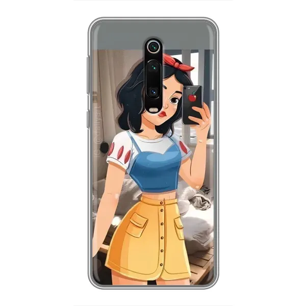 Чехол с рисунком «Белоснежка с телефоном» для Xiaomi Redmi K20