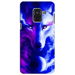 Чехол с Волком на Samsung A8 Plus, A730F (Арт-Волк)