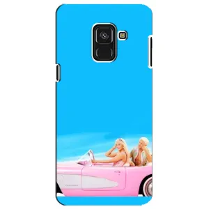Силиконовый Чехол Барби Фильм на Samsung A8 Plus, A730F (Барби и Кен)