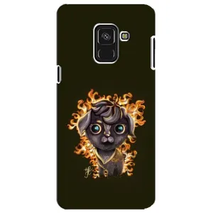 Чехлы на военную тематику для Samsung A8 Plus, A730F (Бавовна мем)