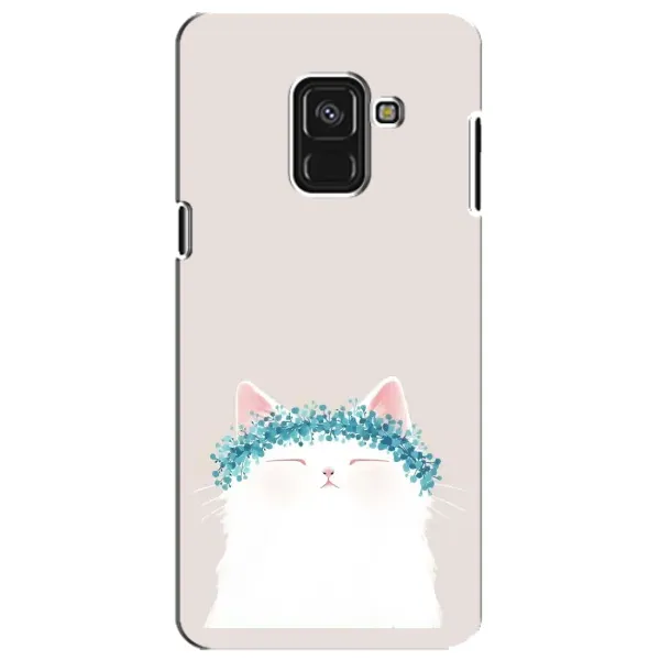 Чехол с рисунком «Белый котик» для Samsung Galaxy A8 Plus 2018 (A730F) Чехол с рисунком «Белый котик» для Samsung Galaxy A8 Plus 2018 (A730F)