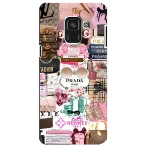 Чехол (Dior, Prada, YSL, Chanel) для Samsung A8 Plus, A730F (Бренды)