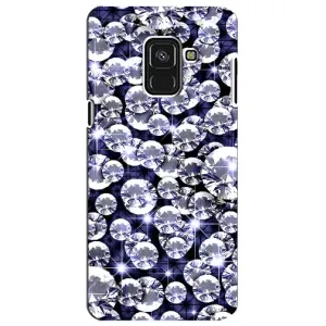 Чехол (Дорого -богато) на Samsung A8 Plus, A730F (Бриллианты)
