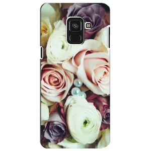 Чехлы с принтом Розочки для Samsung A8 Plus, A730F (Букет РОЗ)