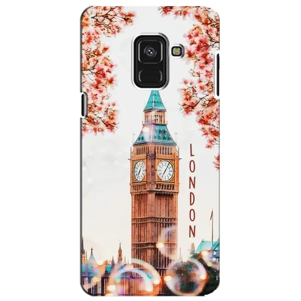 Чехол с рисунком «Часы Лондон» для Samsung Galaxy A8 Plus 2018 (A730F)