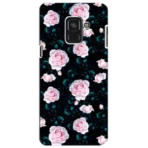 Чехлы с принтом Розочки для Samsung A8 Plus, A730F (Чайные розы)