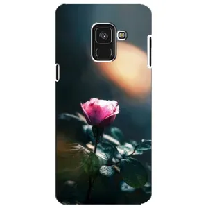 Чехлы с принтом Розочки для Samsung A8 Plus, A730F (Цветок ночной)