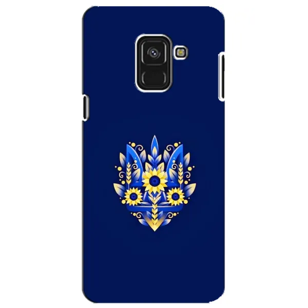 Чехол с рисунком «Цветущий Герб» для Samsung Galaxy A8 Plus 2018 (A730F)