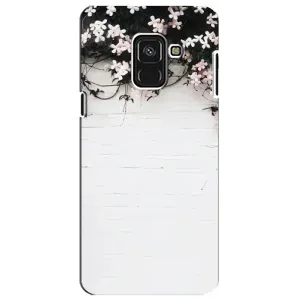 Чехлы с тематикой "ЦВЕТЫ" на Samsung A8 Plus, A730F (Цветы на стене)