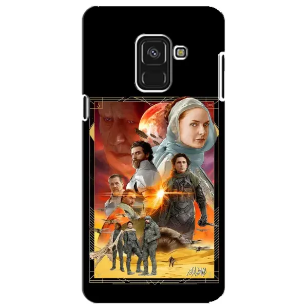 Чехол с рисунком «Д Ю Н А» для Samsung Galaxy A8 Plus 2018 (A730F)