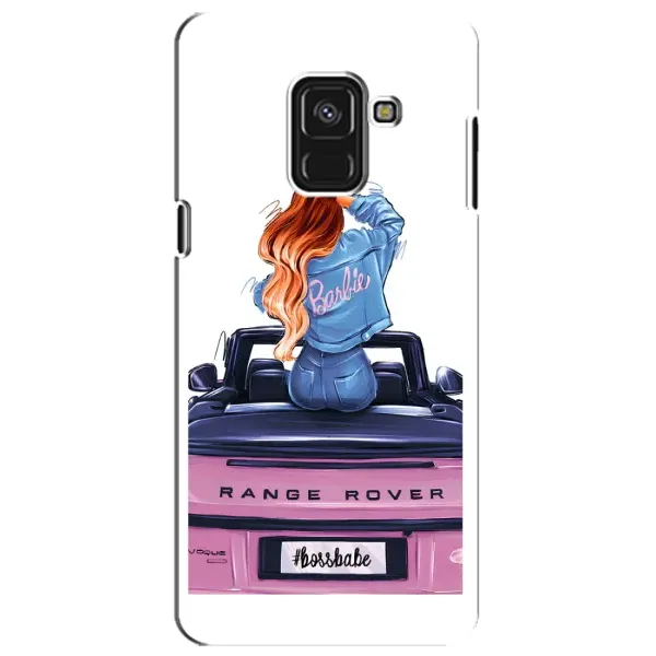 Чехол с рисунком «Девушка на машине» для Samsung Galaxy A8 Plus 2018 (A730F)