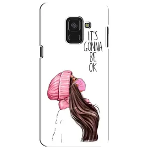 Чехол Стильные девушки на Samsung A8 Plus, A730F (Девушка в маске)