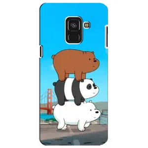 Чехлы с Пандами на Samsung A8 Plus, A730F (Друзья)