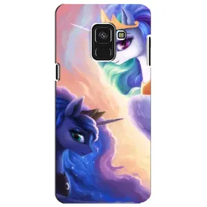 Чохол Unicorn на Samsung A8 Plus, A730F (Єдиноріжки на хамарках)