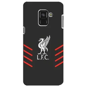 Силиконовые Чехлы принт Футбол на Samsung A8 Plus, A730F (Эмблема Liverpool)