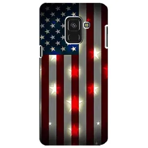 Чохол Прапор USA для Samsung A8 Plus, A730F (Прапор США 2)