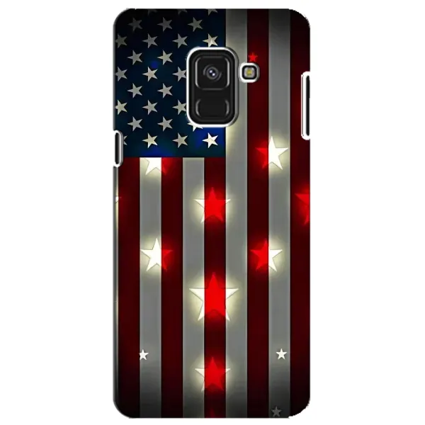 Чехол с рисунком «Флаг США 2» для Samsung Galaxy A8 Plus 2018 (A730F)