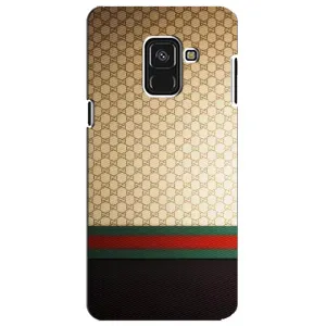 Чехлы Бренд GUCCI для Samsung A8 Plus, A730F (Фон Гуччи)