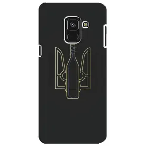 Чехол с картинкой (Патриотический ГЕРБ) на Samsung A8 Plus, A730F (Герб - Молотова)