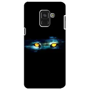 Чехлы с изображением разных животных для Samsung A8 Plus, A730F (Глаза)