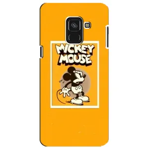 Чохли з принтом Міккі Маус на Samsung A8 Plus, A730F (Міккі Маус злякався)
