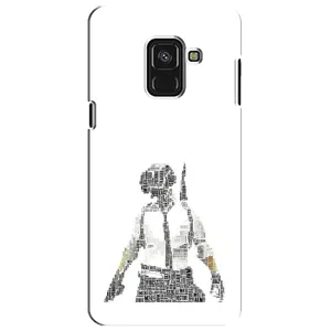 Чохол з картинкою "Герой Pubg" на Samsung A8 Plus,  A730F (З літер)