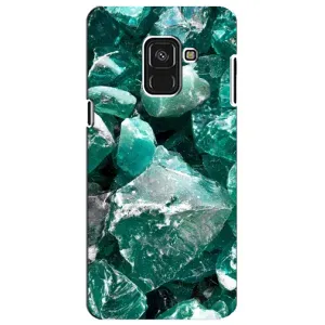 Чехол (Дорого -богато) на Samsung A8 Plus, A730F (Изумруд)