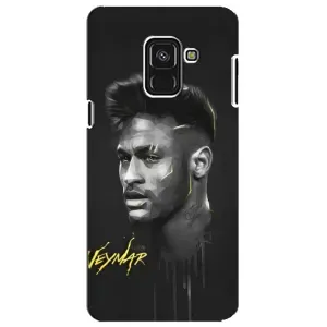 Силиконовый Чехол Samsung A8 Plus, A730F (Junior Neymar)