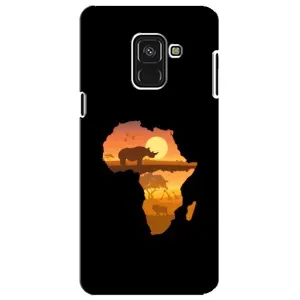 Летний Чехол на Samsung A8 Plus, A730F (Карта)