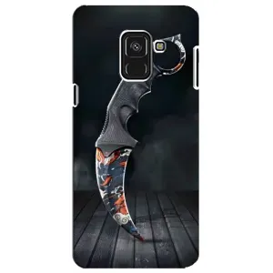 Чехол с рисунком «Кинжал КС ГО» для Samsung Galaxy A8 Plus 2018 (A730F)