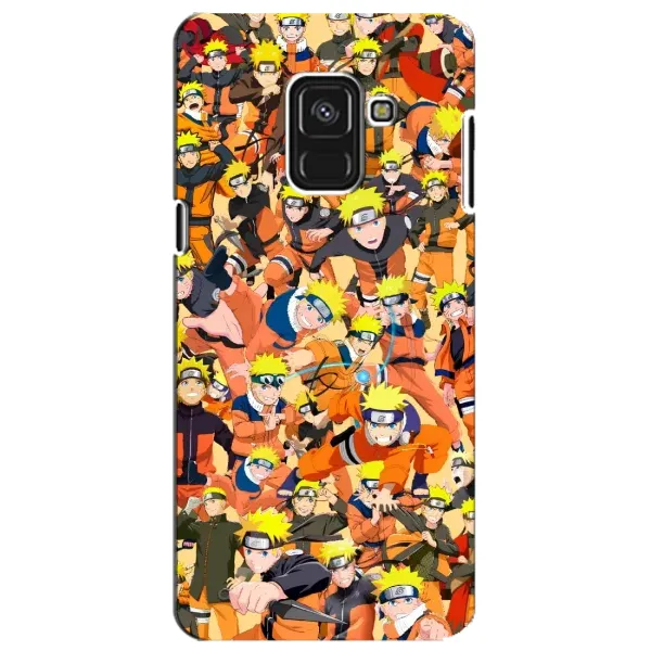 Чехол с рисунком «Коллаж Наруто» для Samsung Galaxy A8 Plus 2018 (A730F)