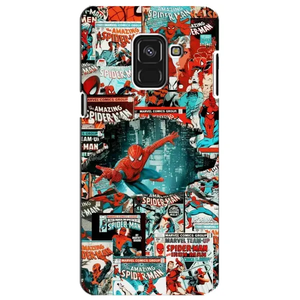 Чехол с рисунком «Комиксы Человек Паук» для Samsung Galaxy A8 Plus 2018 (A730F) Чехол с рисунком «Комиксы Человек Паук» для Samsung Galaxy A8 Plus 2018 (A730F)
