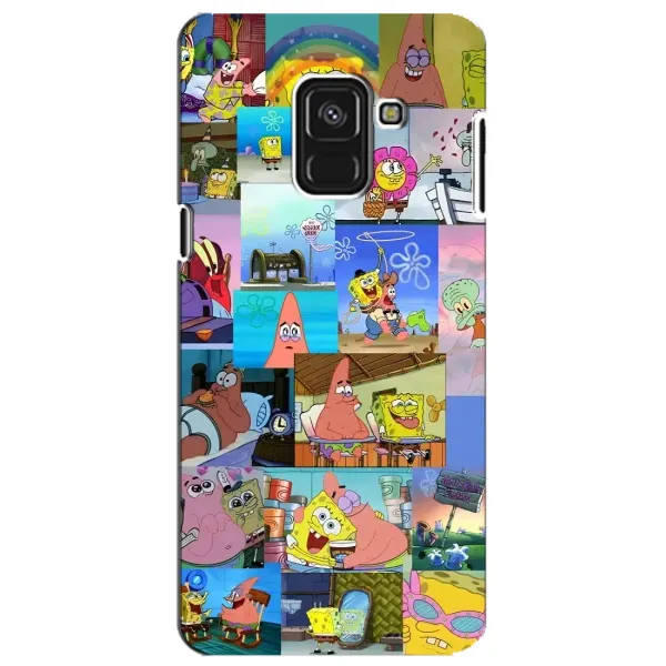Чехол с рисунком «Комиксы Спанч Боб» для Samsung Galaxy A8 Plus 2018 (A730F)