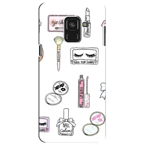 Дівчачий Чохол для Samsung A8 Plus, A730F (Косметика)