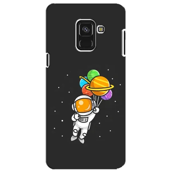 Чехол с рисунком «Космонавт с шариками» для Samsung Galaxy A8 Plus 2018 (A730F)