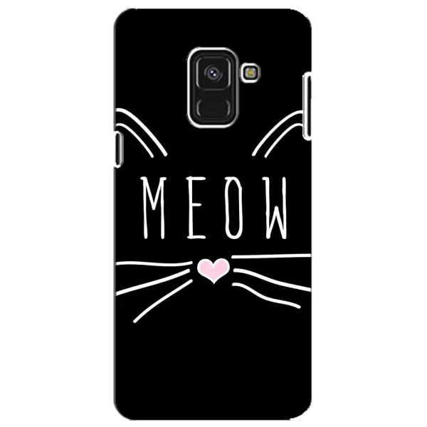 Чехол с рисунком «КОТИК MEOW» для Samsung Galaxy A8 Plus 2018 (A730F)