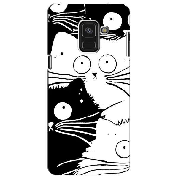 Чехол с рисунком «КОТИКИ» для Samsung Galaxy A8 Plus 2018 (A730F)