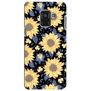 Чехлы с тематикой "ЦВЕТЫ" на Samsung A8 Plus, A730F (красивые цветы)