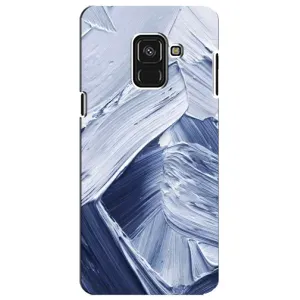 Чехлы со смыслом для Samsung A8 Plus, A730F (Краски мазки)
