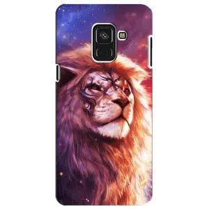 Чехол с картинкой на Samsung A8 Plus, A730F (Красочный ЛЕВ)