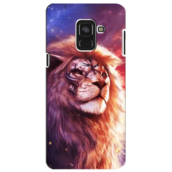 Чехол с рисунком «Красочный ЛЕВ» для Samsung Galaxy A8 Plus 2018 (A730F)