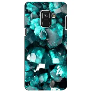 Чехол (Дорого -богато) на Samsung A8 Plus, A730F (Кристалы)