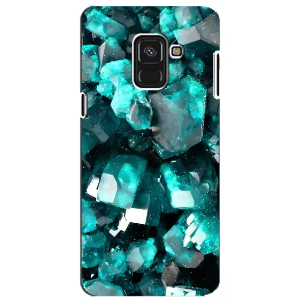 Чехол с рисунком «Кристалы» для Samsung Galaxy A8 Plus 2018 (A730F)