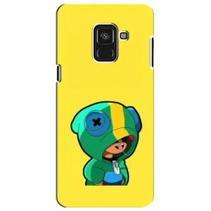 Чохол Бравл Старс для Samsung A8 Plus, A730F (Леон (LEON))
