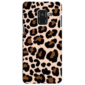 Чехол с леопардовым принтом на Samsung A8 Plus, A730F (Леопардовый принт)
