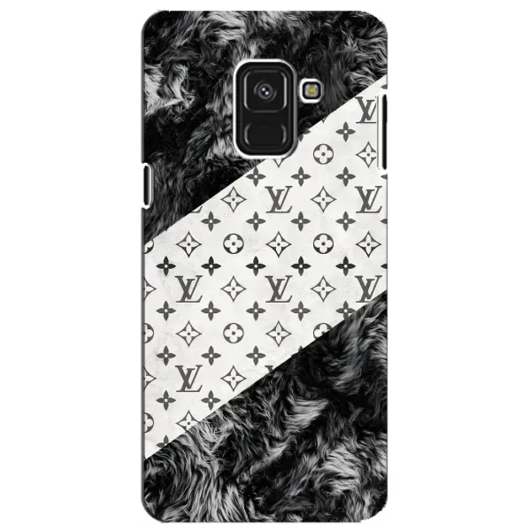 Чехол с рисунком «LV на белом» для Samsung Galaxy A8 Plus 2018 (A730F)
