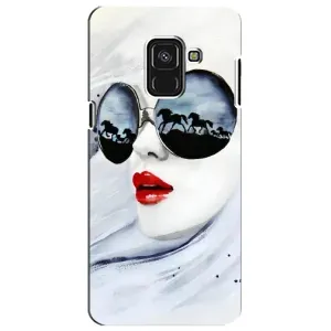 Чехол с картинкой Модные Девчонки Samsung A8 Plus, A730F (Любительница коней)
