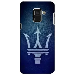 Чехлы с тематикой "Крутые машины" на Samsung A8 Plus, A730F (Лого Maserati)