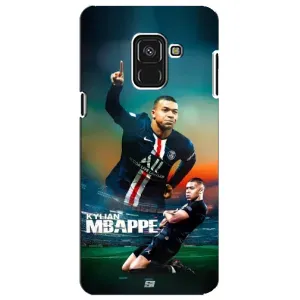 Чохол (TPU) з Футболістом на Samsung A8 Plus, A730F (MBAPPE)